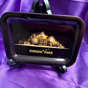 Pre-loved metal tourist Theme Park trinket tray. Europa Park, Germany.